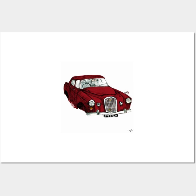 Old Wolseley Car Wall Art by grantwilson